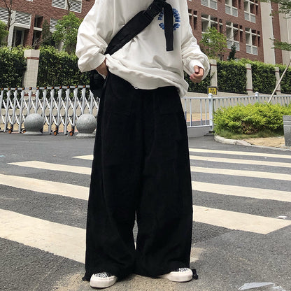 Men's Straight Loose Casual Wide Pants