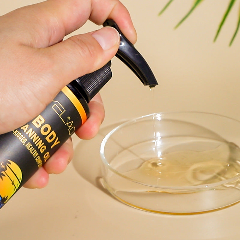 Sun Tanning Essential Oil Sun-free Wheat-colored Bronze Black Oil Sunbath