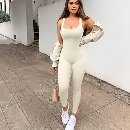 Sexy Tight Quick-drying Shoulder Strap Yoga Jumpsuit