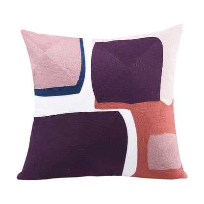 Geometric Abstract Lumbar Cushion Cover Modern Simplicity