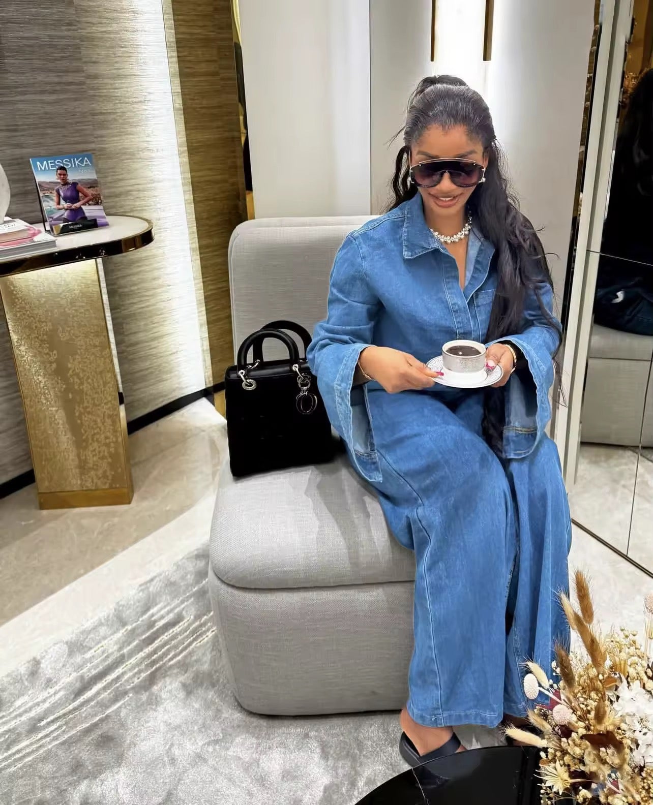 Street Fashion Straight Pants Suit Women's Clothing