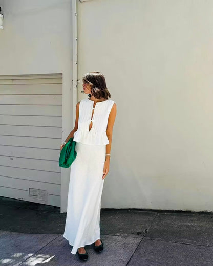 Women's Fashion Personality Shirt Skirt Suit