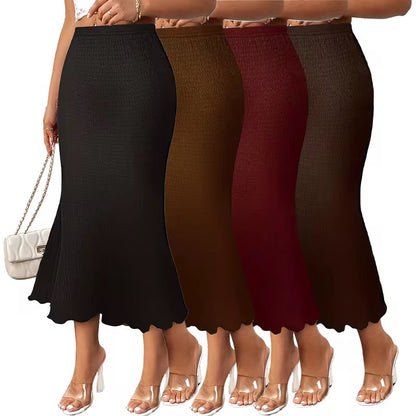 Women's Fashion Elegant Knitted Jacquard Stretch