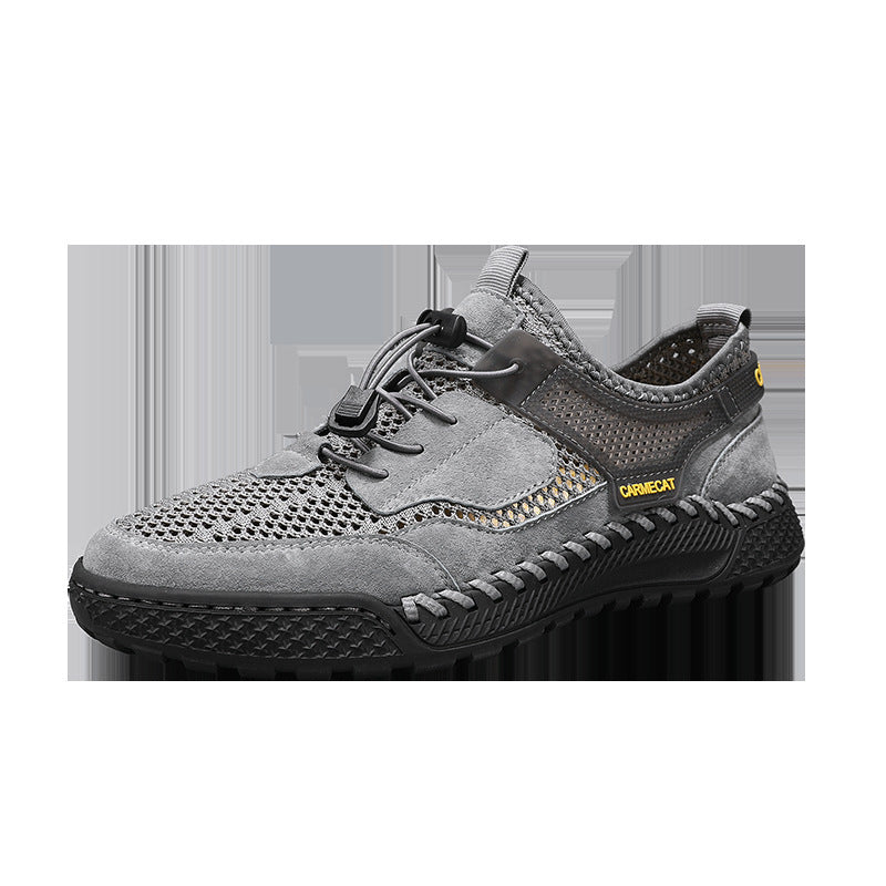 Hand-stitched All-match Breathable Comfortable Genuine