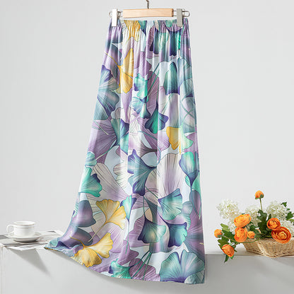 Women's Loose Sweet Cotton Silk Skirt