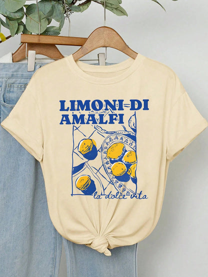 Lemon Graphic Women's Short Sleeve