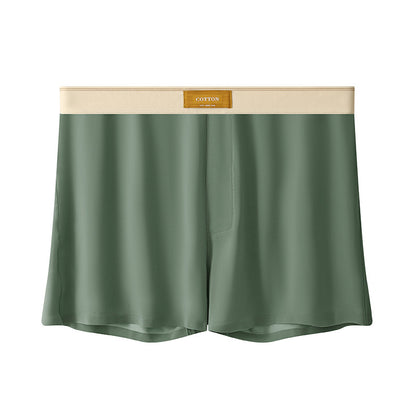 Men's Solid Color Loose Breathable Ice Silk Underwear
