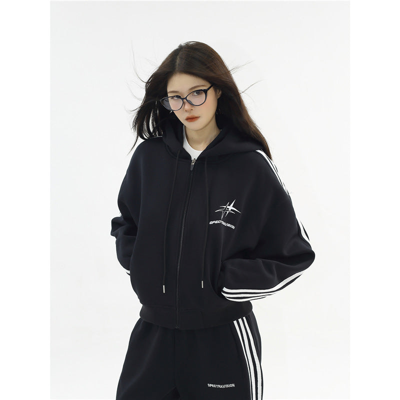 American Fashion Fried Street Sports Suit