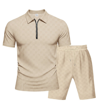 Summer Men's Loose Casual Simple Set