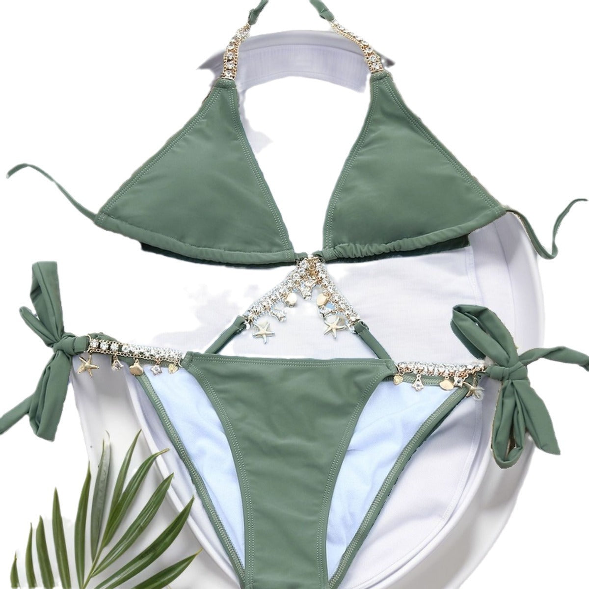New Split Bikini Fashion Chain Advanced Sexy Swimsuit