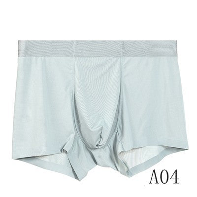 Men's Fashion Ultra-thin Summer Ice Silk Underwear