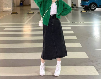 Retro Sweater Cardigan Coat Women