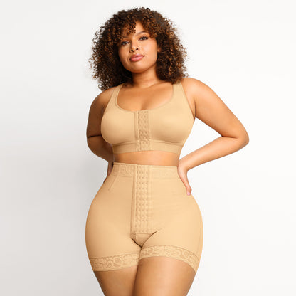 High Waist 3 Breasted Tight Belly Trimming Butt-lift Underwear