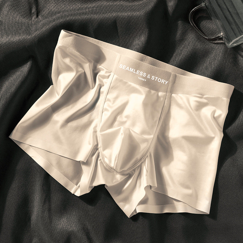 Satin Light Luxury Men's Ice Silk Underwear