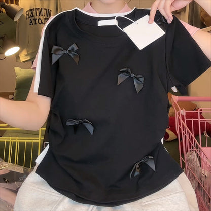 Japanese Sweet Bow Short Sleeve