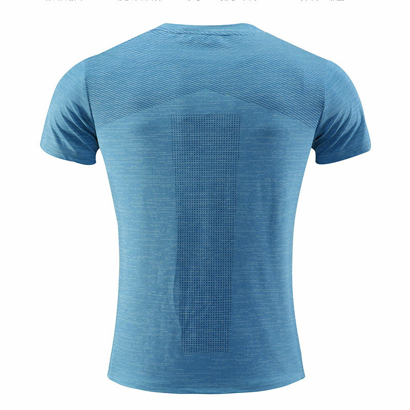 Running Breathable Sweat Absorbing Basketball Workout Exercise T-shirt