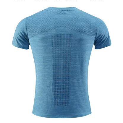 Running Breathable Sweat Absorbing Basketball Workout Exercise T-shirt
