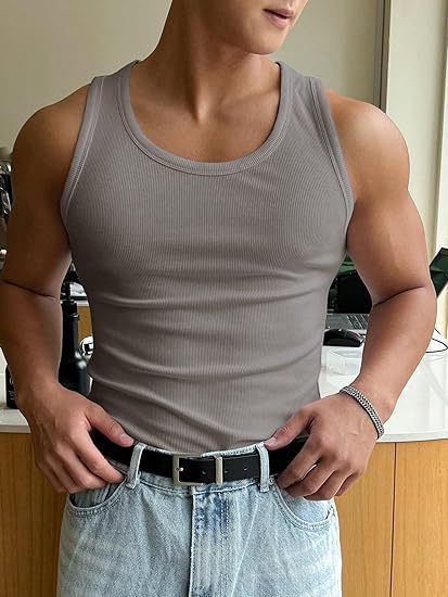 Men's Round Neck Workout Fitness T-shirt