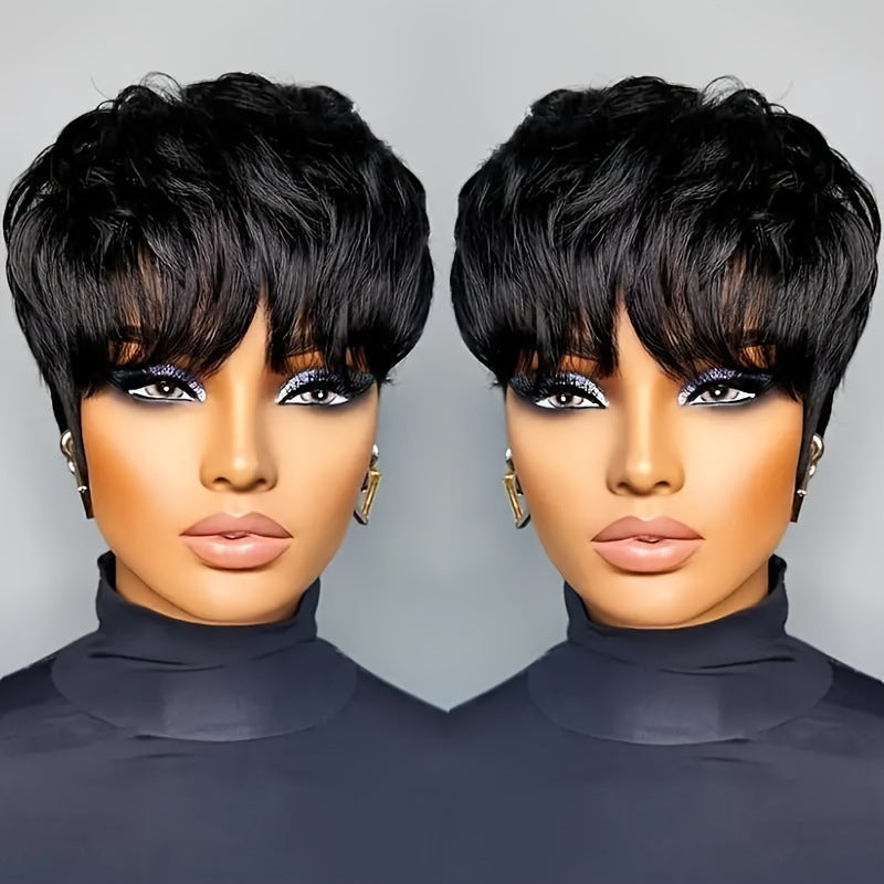 Women's African Fluffy Short Curly Hair Headgear