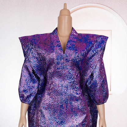 Muslim Figured Cloth Loose Long Robe Women's Clothing Plus Size Dress