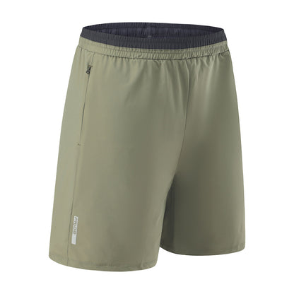 Men's Breathable Quick-drying Loose Running Workout Cropped Pants