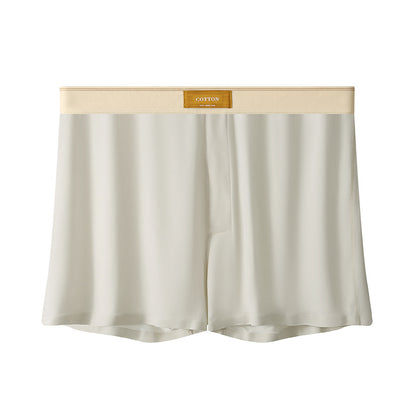 Men's Solid Color Loose Breathable Ice Silk Underwear