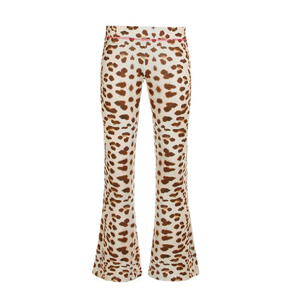 Letter Printing Reverse Car Contrast Color Hooded Zipper Short Sweater Trousers Casual Suit Women