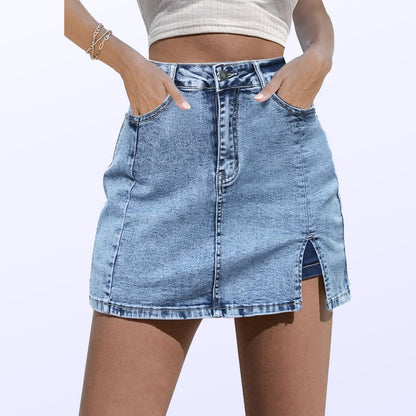 Casual Versatile High-grade Denim Skirt
