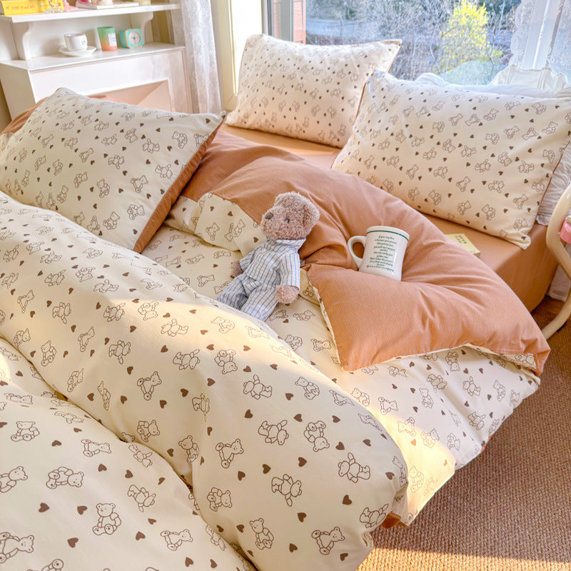 Skin-friendly Cotton Quilt Cover For Home Use