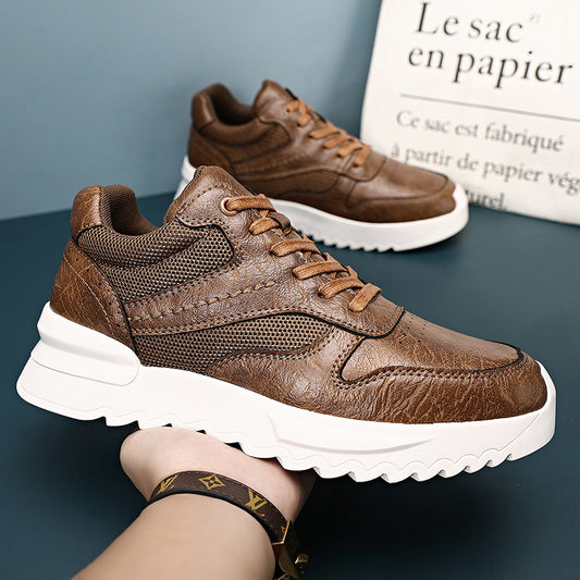 Invisible Wedge Hidden Heel Men's Casual Sports Shoes