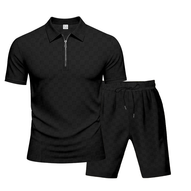 Summer Men's Loose Casual Simple Set