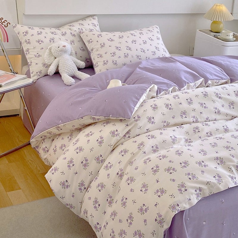 Skin-friendly Cotton Quilt Cover For Home Use