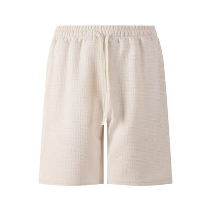 American Summer Men's Solid Color Heavy Jacquard Shorts Men