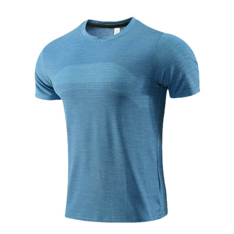Running Breathable Sweat Absorbing Basketball Workout Exercise T-shirt