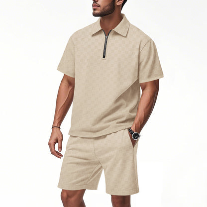 Summer Men's Loose Casual Simple Set