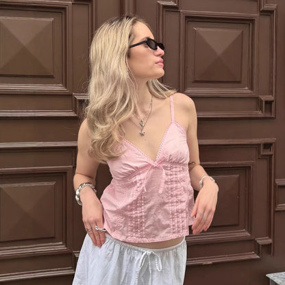 Lightweight Comfort And Casual Short Solid Color Vest Top