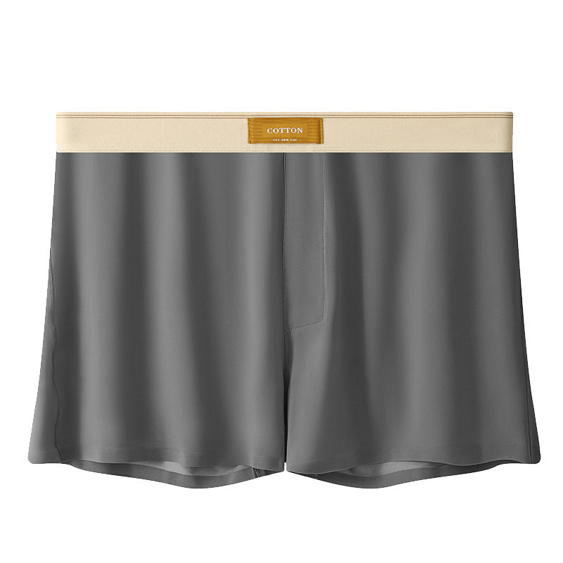 Men's Solid Color Loose Breathable Ice Silk Underwear