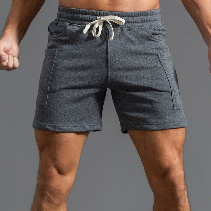 Cotton Sports Shorts Men's Four-point Middle Pants Overalls