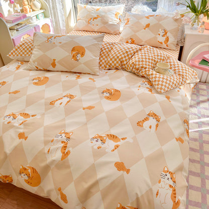 Skin-friendly Cotton Quilt Cover For Home Use