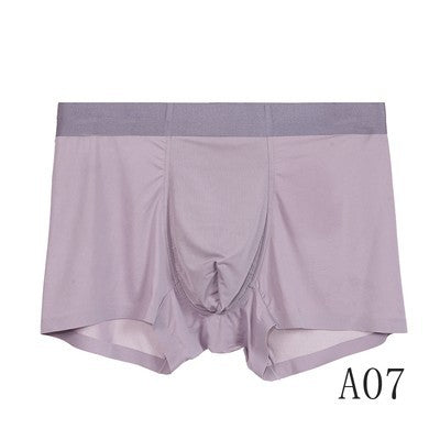 Men's Fashion Ultra-thin Summer Ice Silk Underwear
