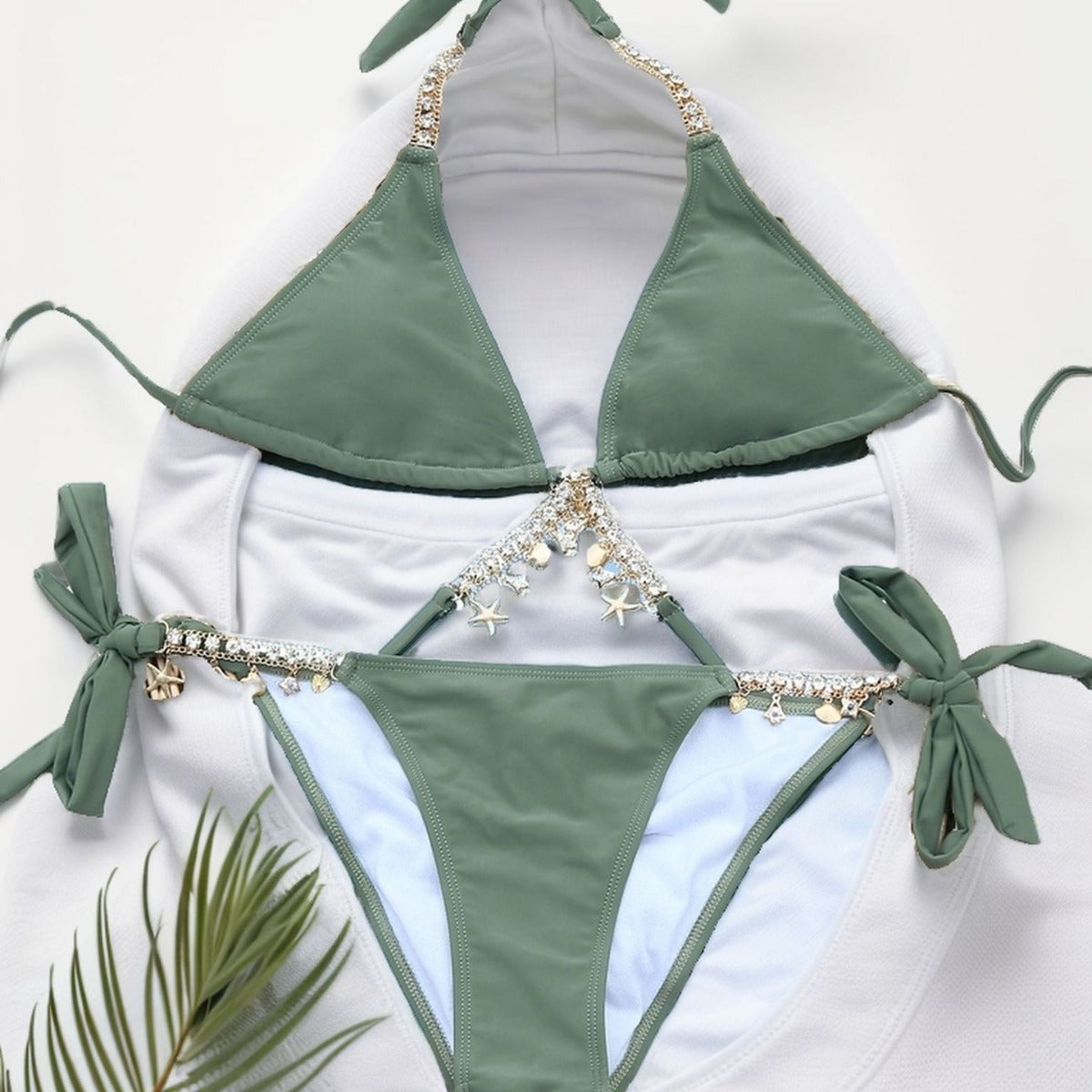 New Split Bikini Fashion Chain Advanced Sexy Swimsuit