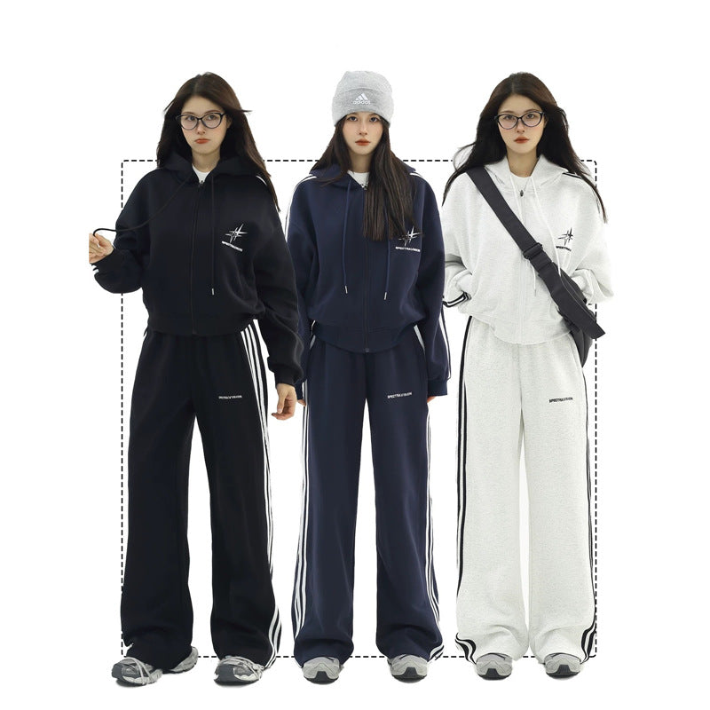 American Fashion Fried Street Sports Suit