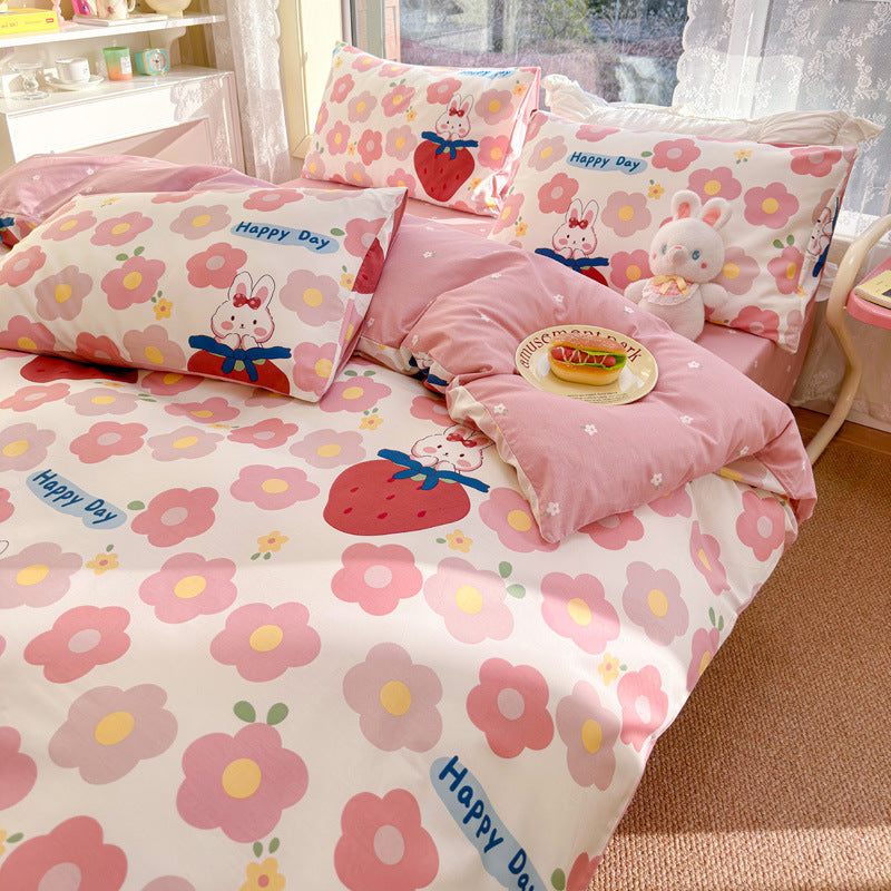 Skin-friendly Cotton Quilt Cover For Home Use