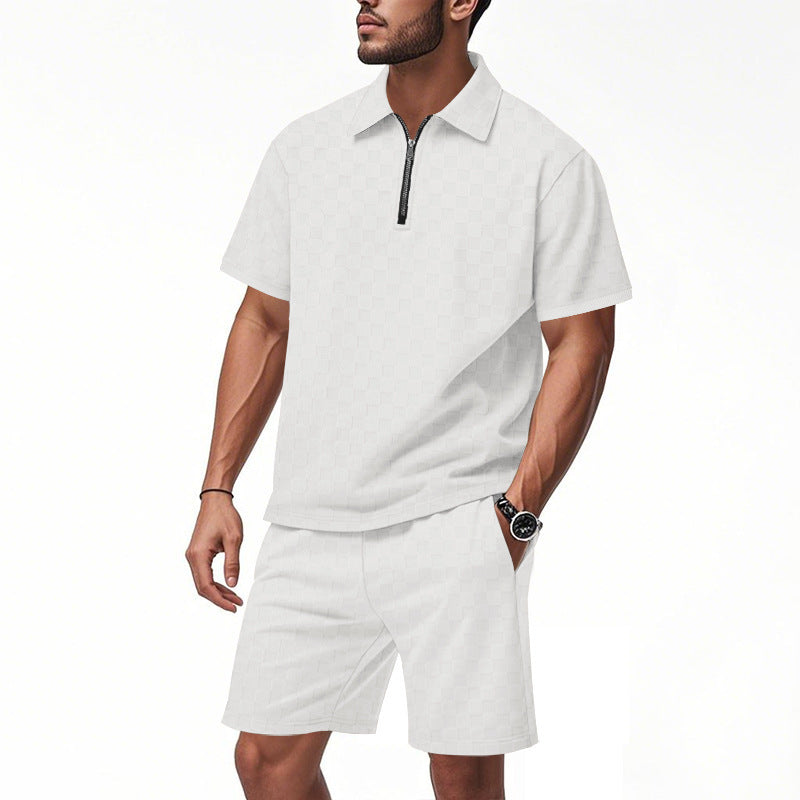 Summer Men's Loose Casual Simple Set