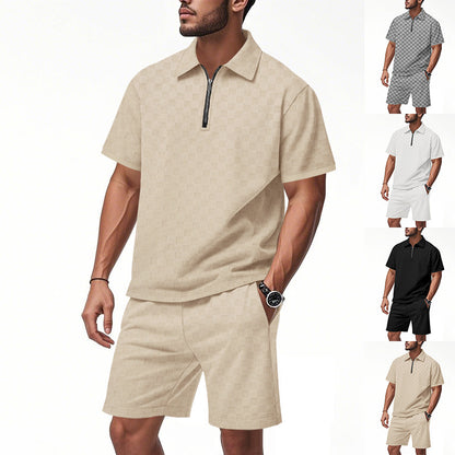 Summer Men's Loose Casual Simple Set