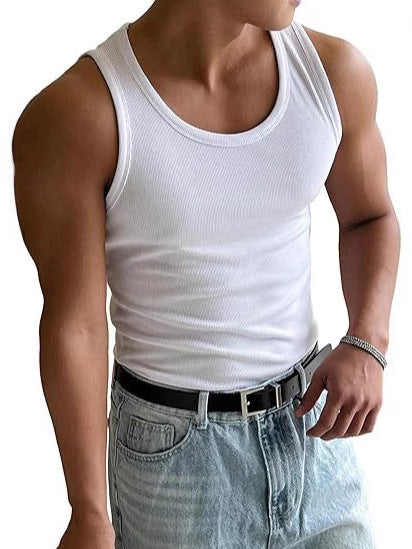 Men's Round Neck Workout Fitness T-shirt