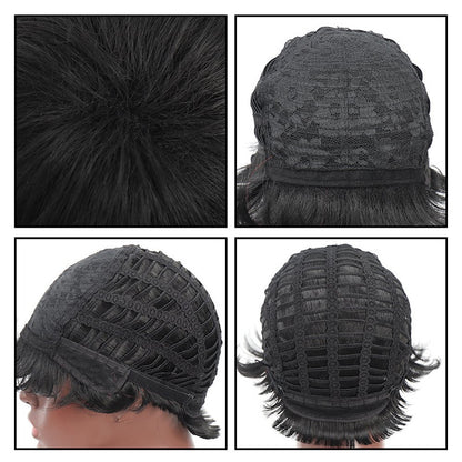 Women's African Fluffy Short Curly Hair Headgear