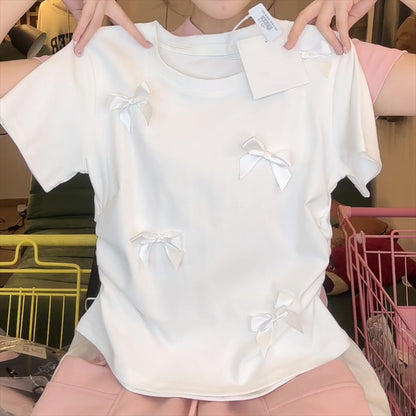 Japanese Sweet Bow Short Sleeve