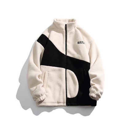 American Retro Easy Matching Casual Cotton-padded Jacket