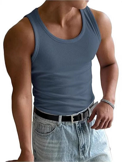 Men's Round Neck Workout Fitness T-shirt